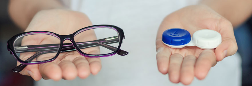 lentille et lunette de vue